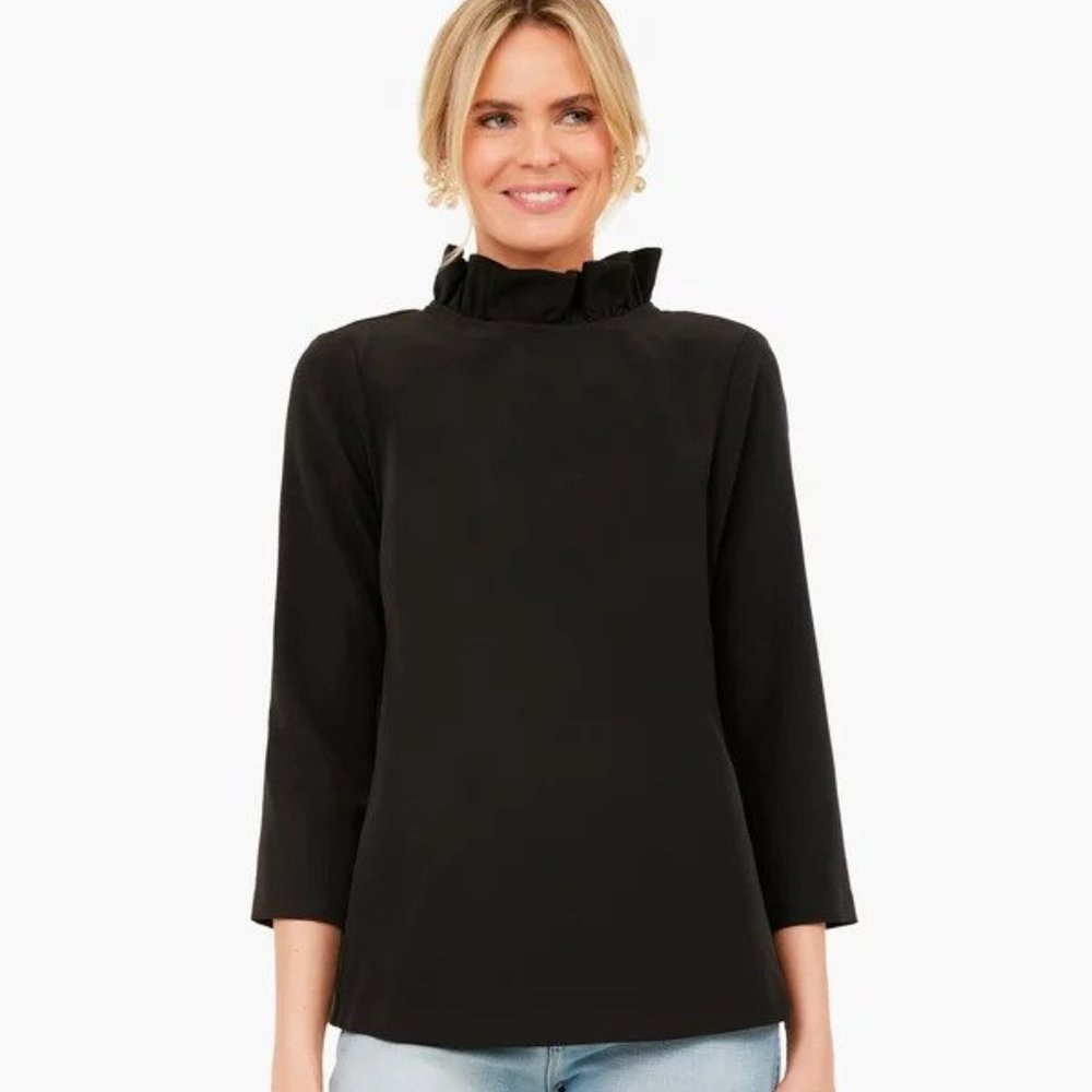 Tuckernuck Pomander Place Black Faye Blouse